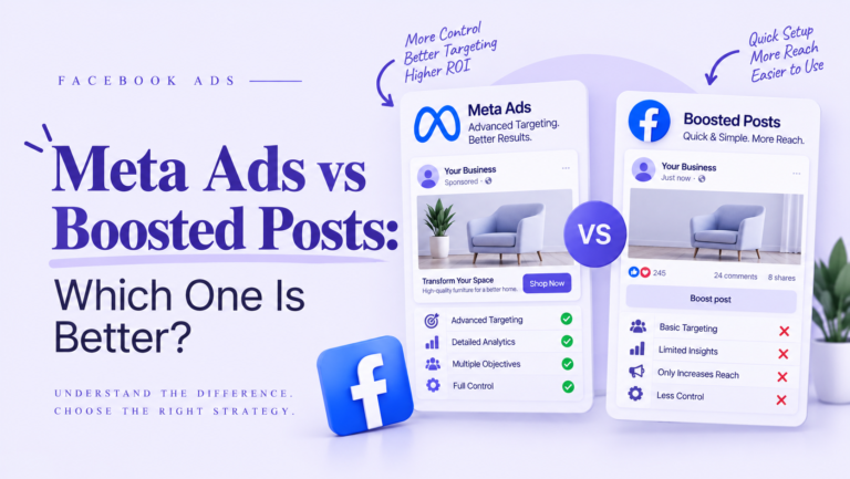 Meta Ads vs Boosted Posts: Which One Is Better?